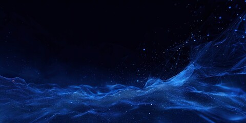abstract blue background with stars