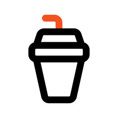 drink outline color icon