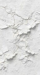 Obraz premium Cracked white plaster texture
