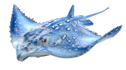 Spotted Ray With Transparent Background