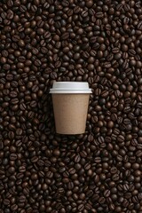 Fototapeta premium A Cup Among the Beans