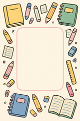 A playful cute border