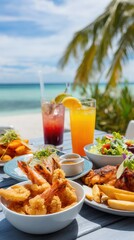 National Fried Clam Day Summer Feast Authentic Premium Seafood and Tropical Dining Experience for Millennial Beachside Vacation Marketing and Social Media