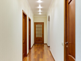 interior design. interior photography of an apartment for rent. One-room apartment with a simple...