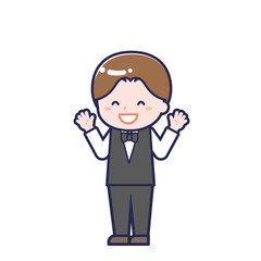 配膳係／ななめ／男性 11