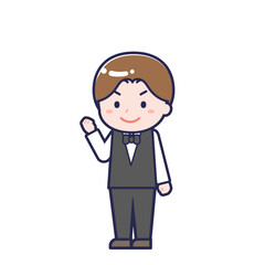 配膳係／ななめ／男性 12