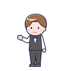 配膳係／ななめ／男性 15