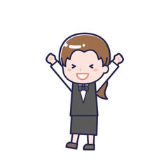 配膳係／ななめ／女性 03