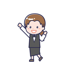 配膳係／ななめ／女性 06