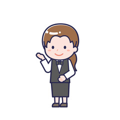 配膳係／ななめ／女性 18