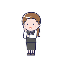 配膳係／ななめ／女性 20