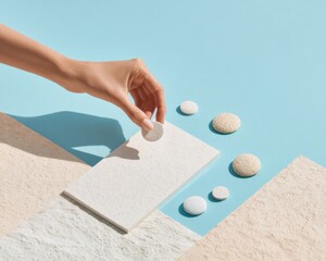 Professional Modern Lottery Ticket with Scratch Surface and Coin Authentic Gaming Moment for Young Adults Marketing and Social Media Campaigns