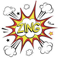 Obraz premium Comic style speech bubble design