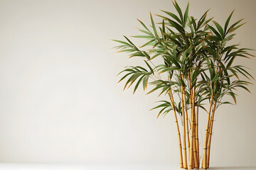 bamboo plant in a vase, concept design tattoo