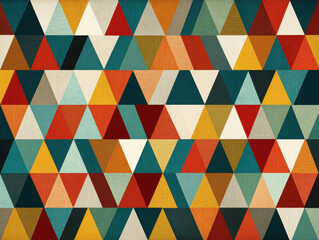 Retro Triangle Pattern Background