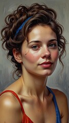 Fototapeta premium portrait of a young woman