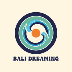Obraz premium Bali Dreaming Logo.