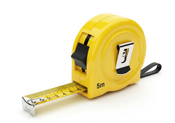 Precise Measurements A Yellow 5m Tape Measure