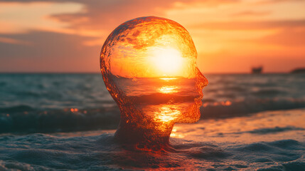 Glass Head Sunset
