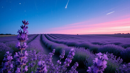 The enchanting lavender field