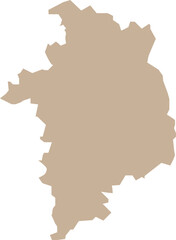 Carte du département. du Cher