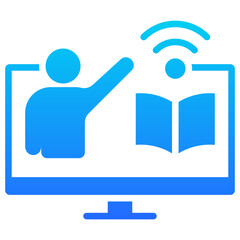 Online Learning Icon