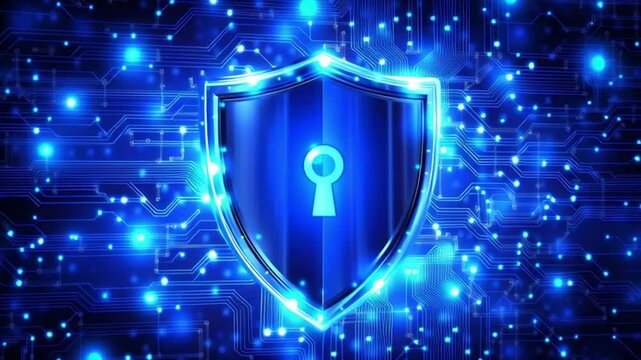 Animated footage illustrating cybersecurity, secure data transmission, gadget safety, and server protection&mdash;ideal for tech, IT, and internet security concepts.