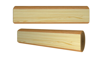 木材風のテロップのフレーム（動画もあります）