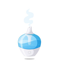 Air humidifier device vector isolated on white background.