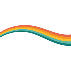 Retro Hippie Rainbow