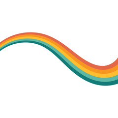 Retro Hippie Rainbow