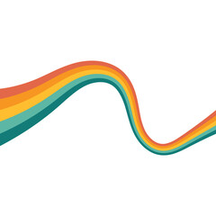 Retro Hippie Rainbow