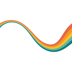 Retro Hippie Rainbow