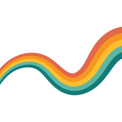 Retro Hippie Rainbow