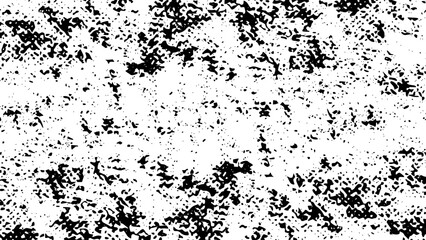 Grunge Halftone Texture in Black and White – Abstract Distressed Pattern