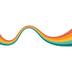 Retro Hippie Rainbow