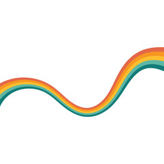 Retro Hippie Rainbow