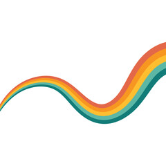 Retro Hippie Rainbow