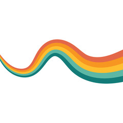 Retro Hippie Rainbow