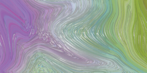 Obraz premium Abstract pastel swirls and flowing lines digital artwork in shades of purple blue green and white with a textured effect