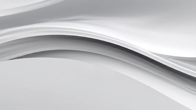 Abstract White And Grey Wave Design