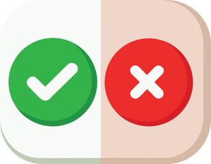 Obraz premium yes and no buttons internet