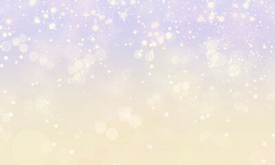 Pastel Gradient Background Stars And Bokeh Glitter Abstract Shape