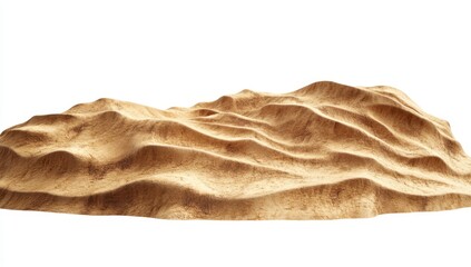 Isolated Desert Sand Dune Landscape