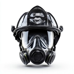 Modern firefighter helmet and respirator mask