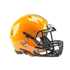 Fototapeta premium American football helmet isolated on transparent background cutout