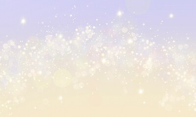 Pastel Gradient Background Stars And Bokeh Glitter Abstract Shape