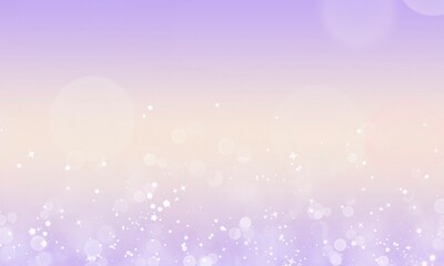 Naklejka premium Pastel Gradient Background Stars And Bokeh Glitter Abstract Shape
