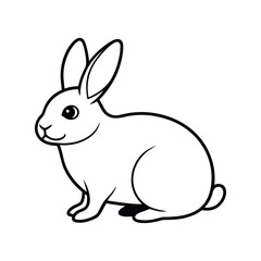 vector illustration of a bunny