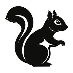 Chipmunk on white background